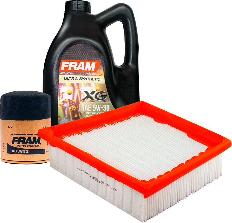 Kit De Aceite Sintético 5W30, Filtro De Aire Y Filtro Para Aceite Sintético (3 Piezas)