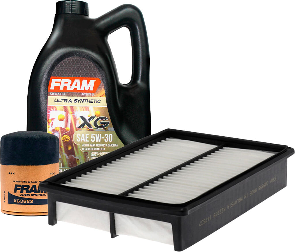 Kit De Aceite Sintético 5W30, Filtro De Aire Y Filtro Para Aceite Sintético (3 Piezas)