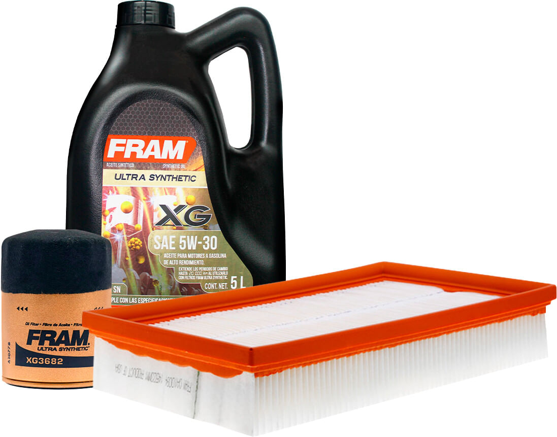 Kit De Aceite Sintético 5W30, Filtro De Aire Y Filtro Para Aceite Sintético (3 Piezas)