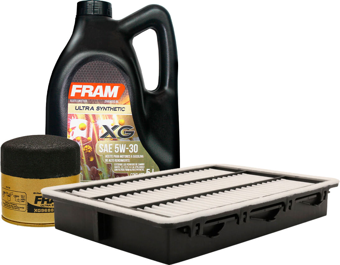 Kit De Aceite Sintético 5W30, Filtro De Aire Y Filtro Para Aceite Sintético (3 Piezas)