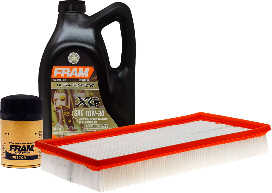 Kit De Aceite Sintético 10W30, Filtro De Aire Y Filtro Para Aceite Sintético (3 Piezas)