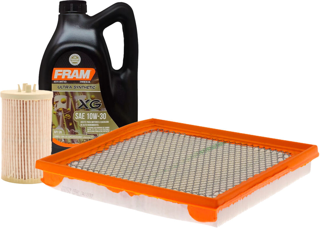 Kit De Aceite Sintético 10W30, Filtro De Aire Y Filtro Para Aceite Sintético (3 Piezas)