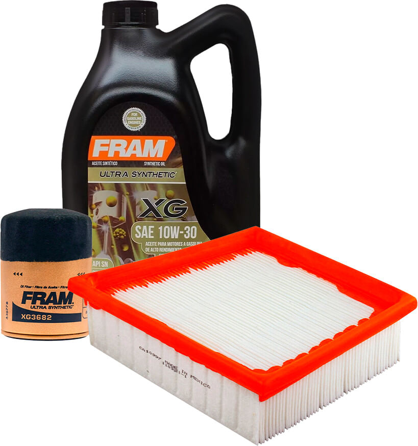 Kit De Aceite Sintético 10W30, Filtro De Aire Y Filtro Para Aceite Sintético (3 Piezas)