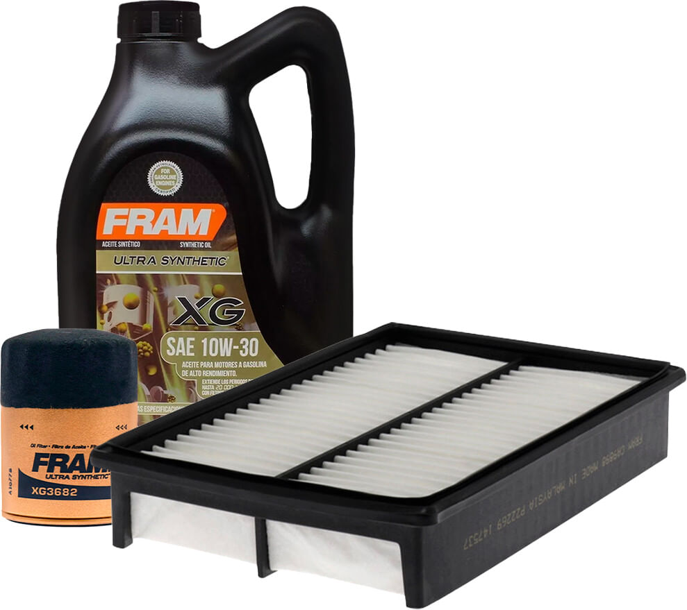 Kit De Aceite Sintético 10W30, Filtro De Aire Y Filtro Para Aceite Sintético (3 Piezas)