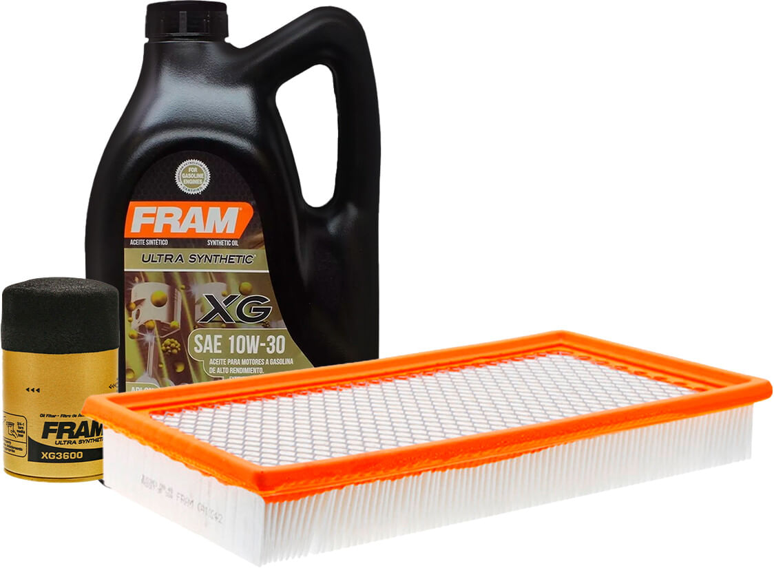 Kit De Aceite Sintético 10W30, Filtro De Aire Y Filtro Para Aceite Sintético (3 Piezas)