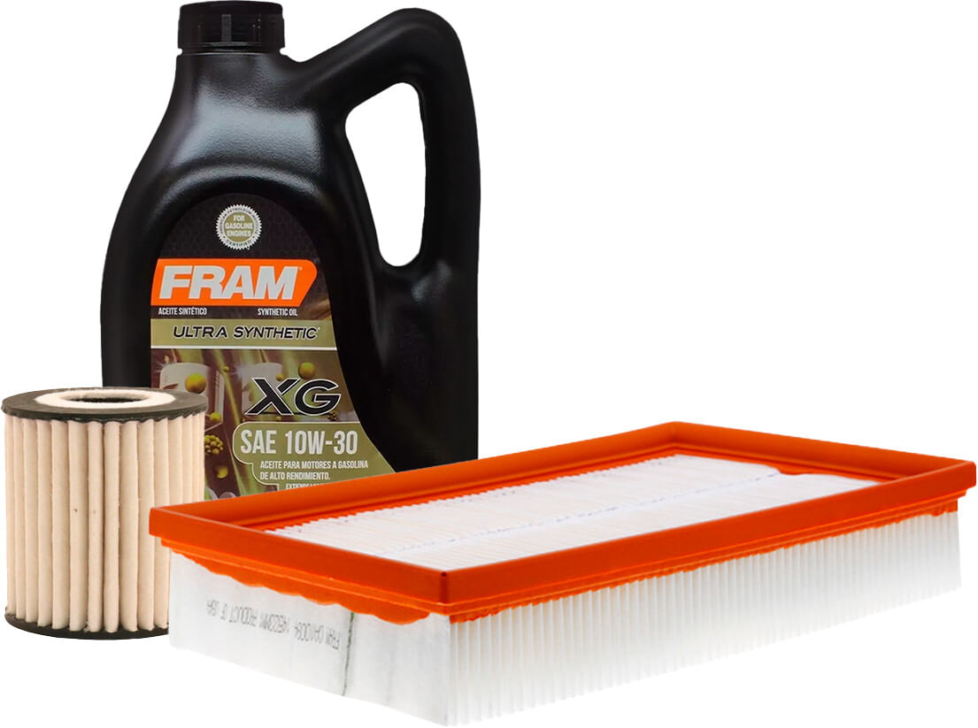 Kit De Aceite Sintético 10W30, Filtro De Aire Y Filtro Para Aceite Sintético (3 Piezas)
