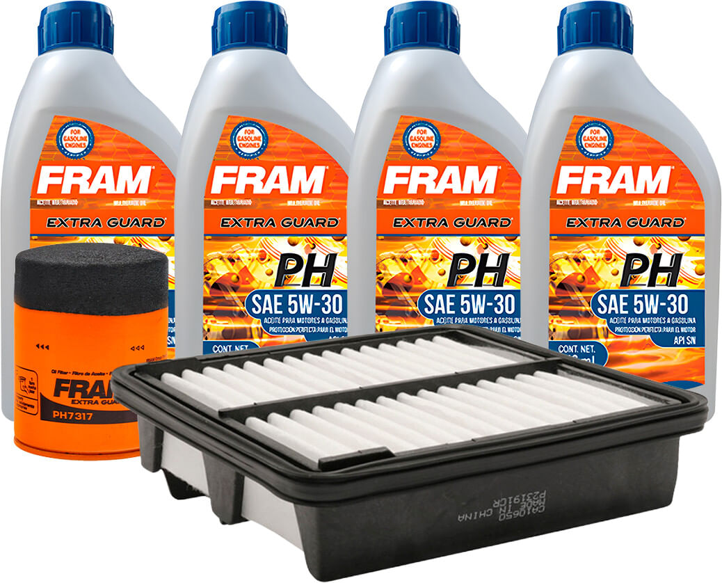 Kit De Aceite Mineral 5W30, Filtro De Aire Y Filtro De Aceite (6 Piezas)