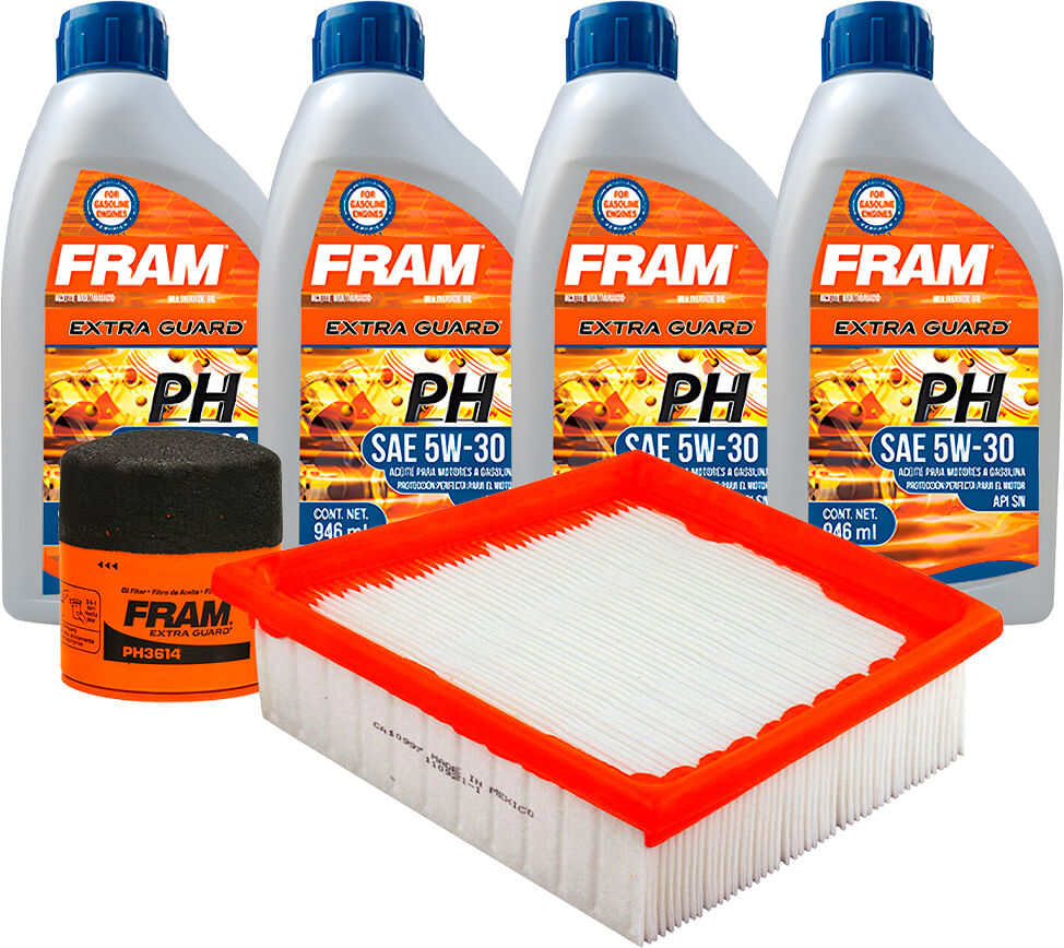Kit De Aceite Mineral 5W30, Filtro De Aire Y Filtro De Aceite (6 Piezas)