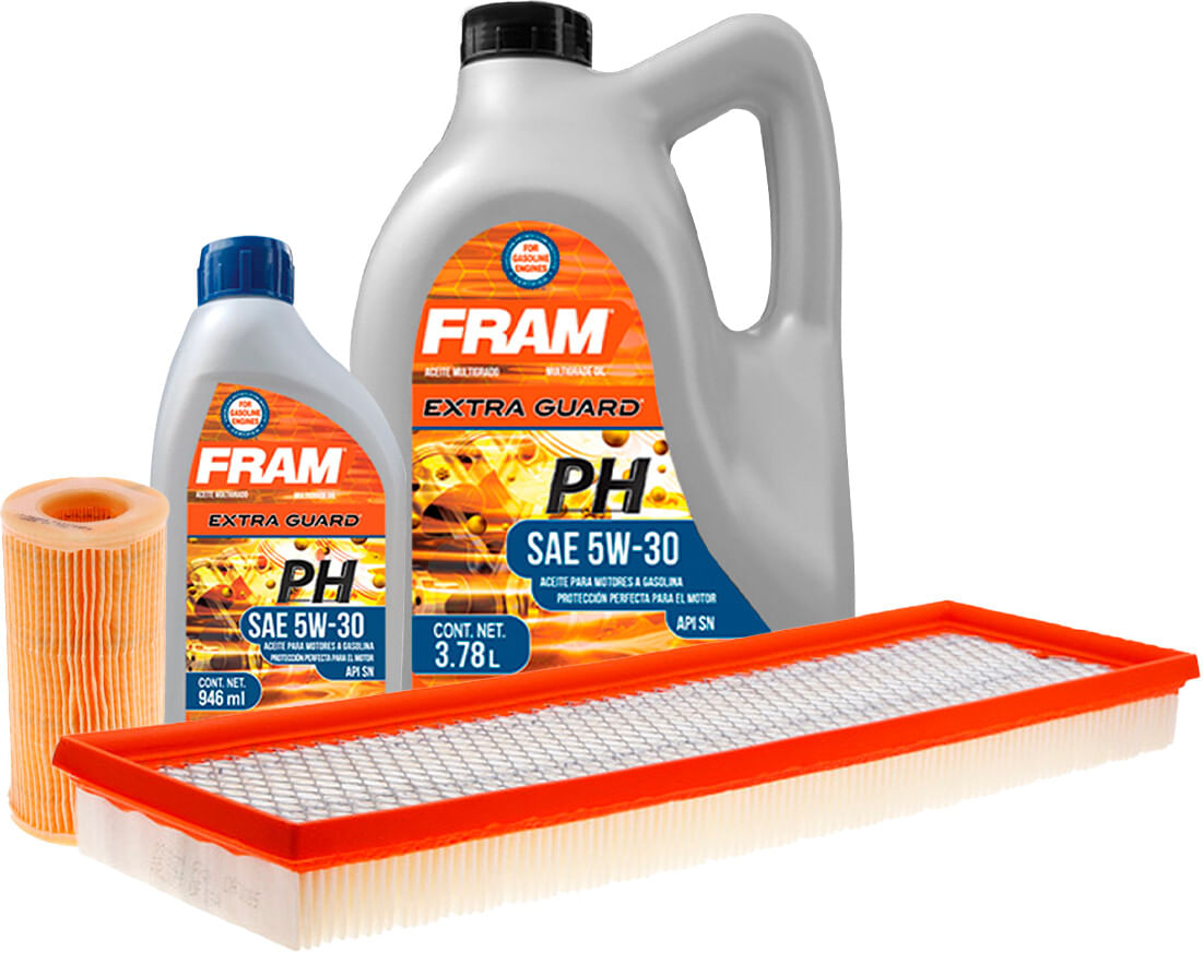 Kit De Aceite Mineral 5W30, Filtro De Aire Y Filtro De Aceite (4 Piezas)