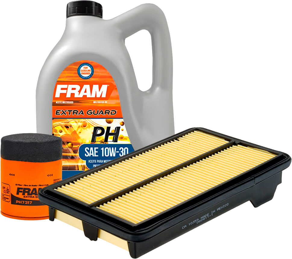 Kit De Aceite Mineral 10W30, Filtro De Aire Y Filtro De Aceite (3 Piezas)