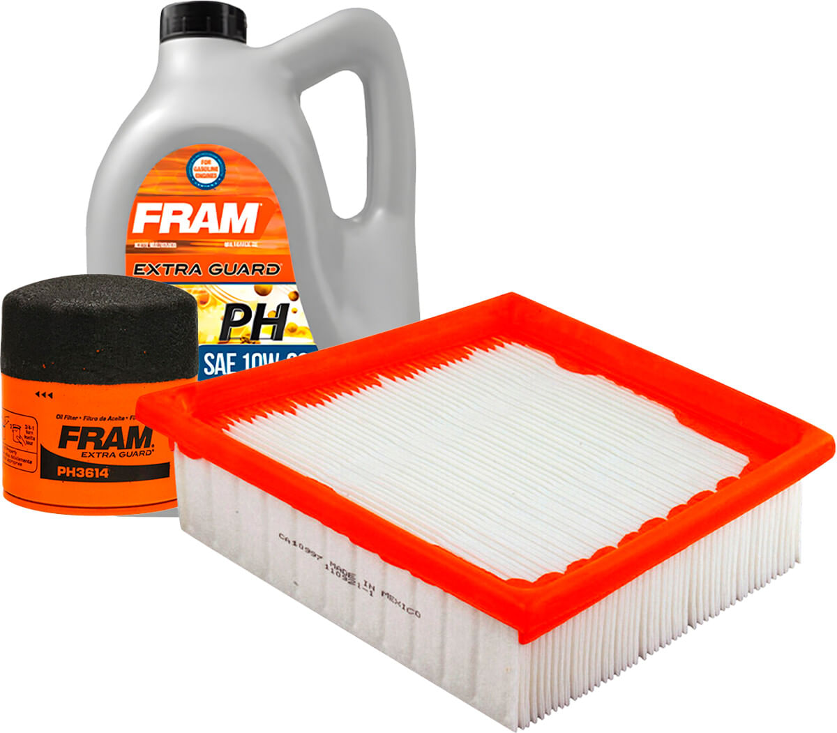 Kit De Aceite Mineral 10W30, Filtro De Aire Y Filtro De Aceite (3 Piezas)
