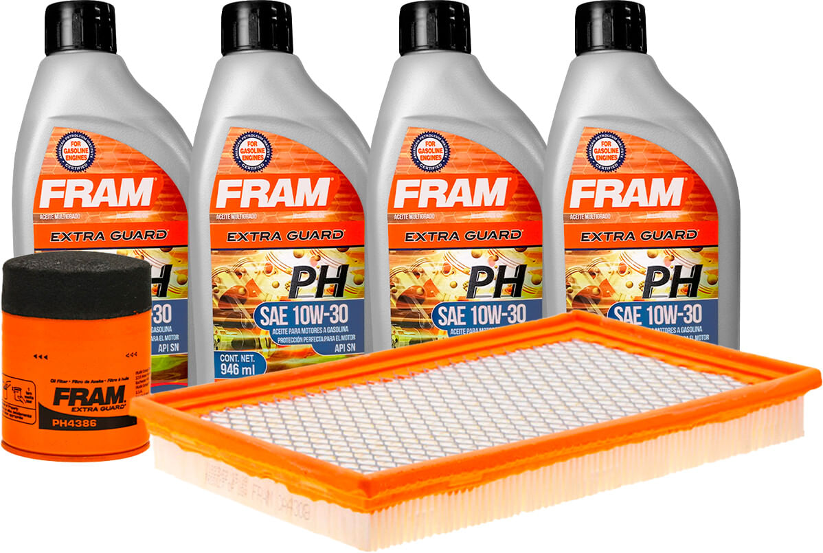 Kit De Aceite Mineral 10W30, Filtro De Aire Y Filtro De Aceite (6 Piezas)