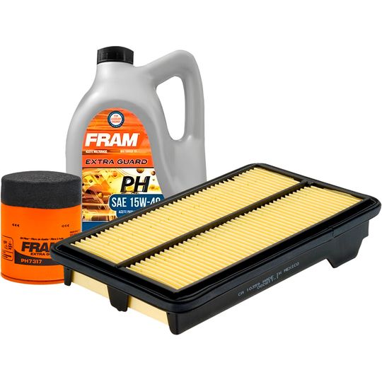 fram-kit-de-aceite-mineral-15w40-filtro-de-aire-y-filtro-de-aceite-3-piezas-honda-civic-2006-2011-civic-l4-1-3l-l4-1-8l-l4-2-0l-0