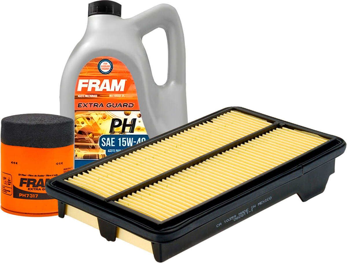 Kit De Aceite Mineral 15W40, Filtro De Aire Y Filtro De Aceite (3 Piezas)