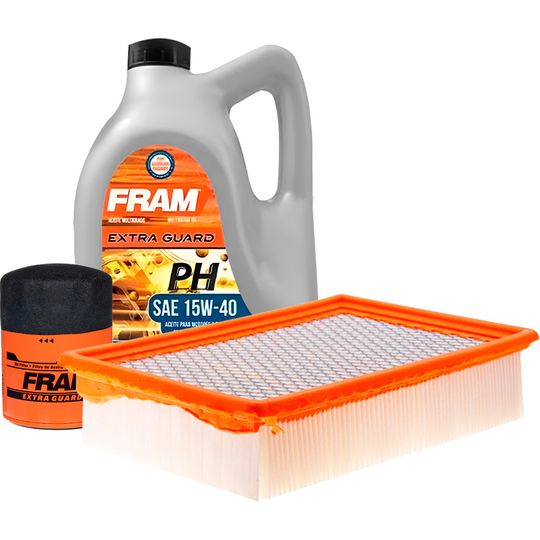 fram-kit-de-aceite-mineral-15w40-filtro-de-aire-y-filtro-de-aceite-3-piezas-mazda-tribute-2001-2004-tribute-l4-2-0l-v6-3-0l-0