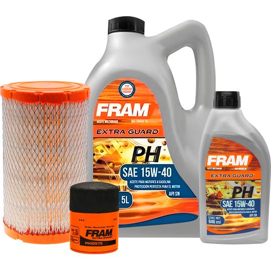 fram-kit-de-aceite-mineral-15w40-filtro-de-aire-y-filtro-de-aceite-4-piezas-ford-escape-2009-2012-escape-v6-3-0l-0