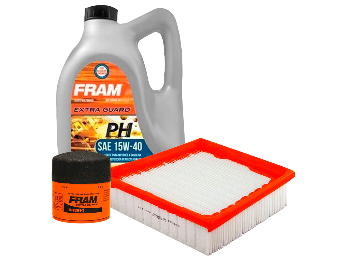 Kit De Aceite Mineral 15W40, Filtro De Aire Y Filtro De Aceite (3 Piezas)