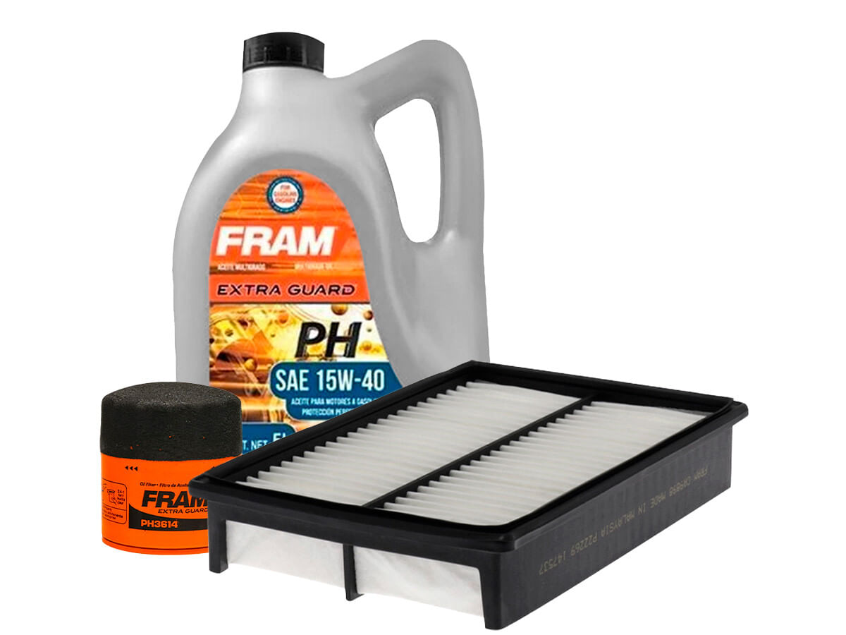 Kit De Aceite Mineral 15W40, Filtro De Aire Y Filtro De Aceite (3 Piezas)