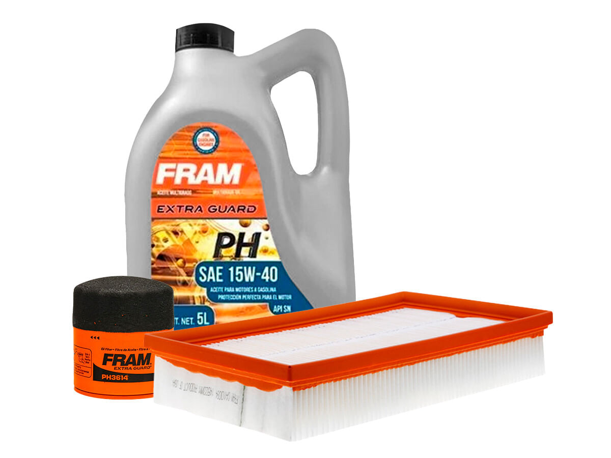 Kit De Aceite Mineral 15W40, Filtro De Aire Y Filtro De Aceite (3 Piezas)