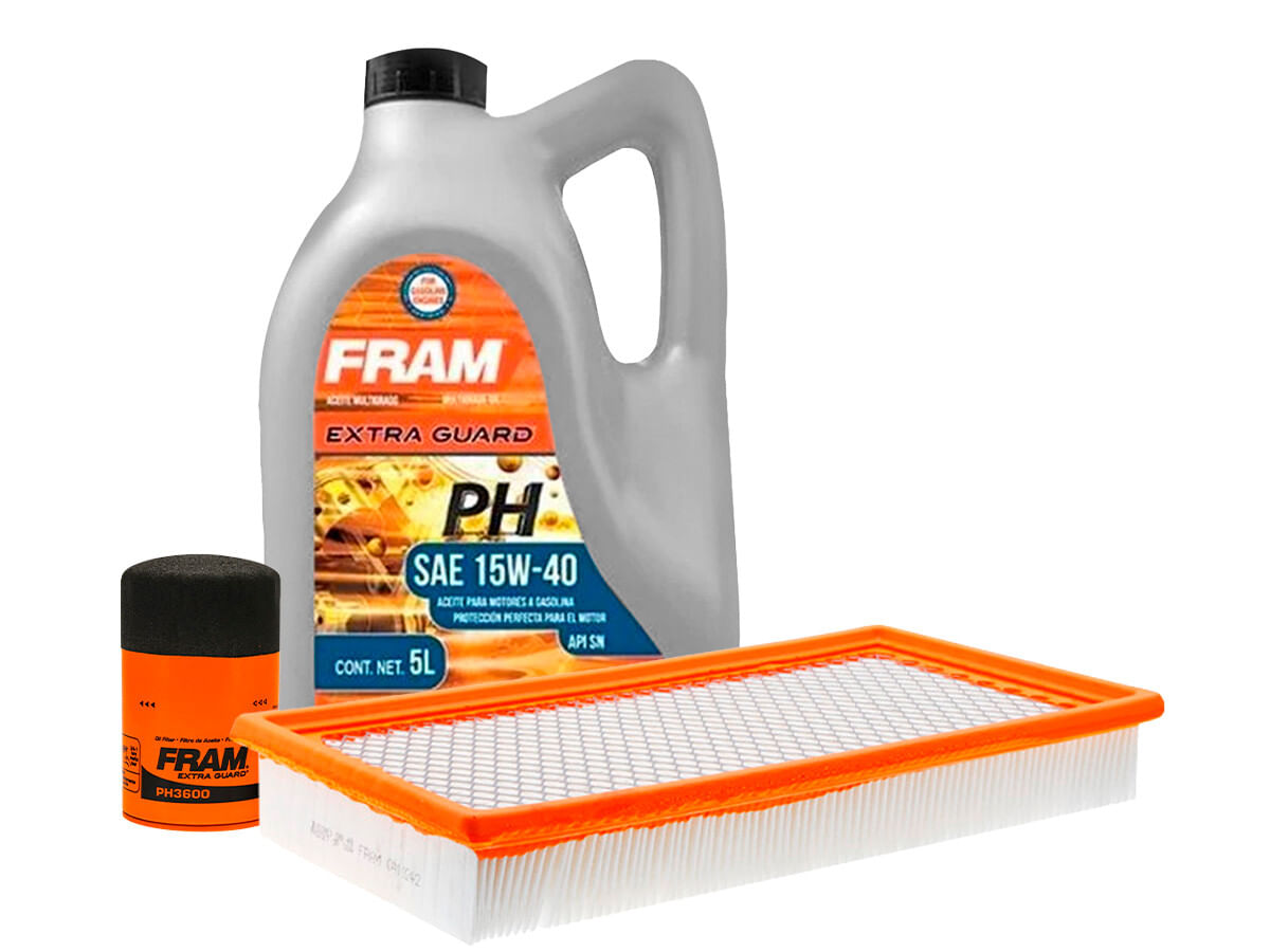 Kit De Aceite Mineral 15W40, Filtro De Aire Y Filtro De Aceite (3 Piezas)