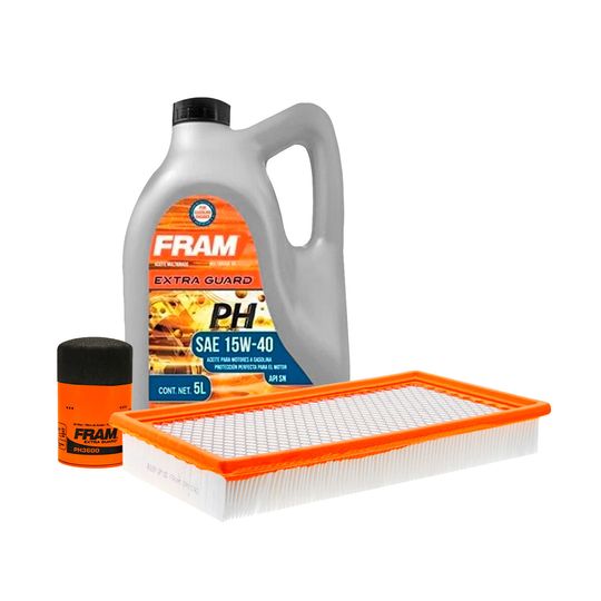 fram-kit-de-aceite-mineral-15w40-filtro-de-aire-y-filtro-de-aceite-3-piezas-ford-taurus-2008-2009-taurus-v6-3-5l-0