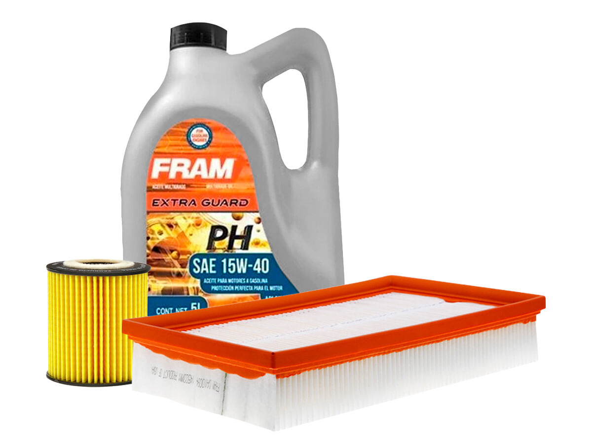 Kit De Aceite Mineral 15W40, Filtro De Aire Y Filtro De Aceite (3 Piezas)