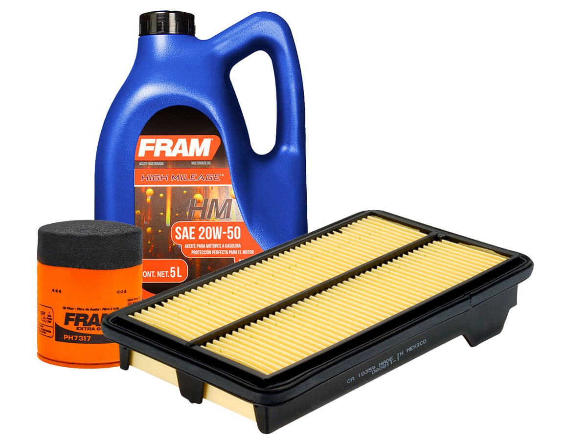 Kit De Aceite Mineral 20W50, Filtro De Aire Y Filtro De Aceite (3 Piezas)