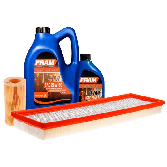 fram-kit-de-aceite-mineral-20w50-filtro-de-aire-y-filtro-de-aceite-4-piezas-volkswagen-golf-2010-2014-golf-l5-2-5l-l4-2-0l-0 fram-kit-de-aceite-mineral-20w50-filtro-de-aire-y-filtro-de-aceite-4-piezas-volkswagen-golf-2010-2014-golf-l5-2-5l-l4-2-0l-0