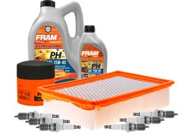 Kit De Afinación Con Aceite 15W40 Mineral, Bujías Platino Y Filtros De Aceite Aire (10 Piezas)