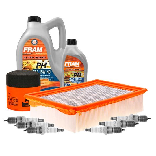 fram-autolite-kit-de-afinacion-con-aceite-15w40-mineral-bujias-platino-y-filtros-de-aceite-aire-10-piezas-mazda-tribute-2001-2006-tribute-v6-3-0l-0