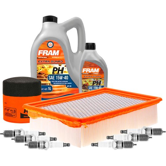 fram-autolite-kit-de-afinacion-con-aceite-15w40-mineral-bujias-iridio-y-filtros-de-aceite-aire-10-piezas-mazda-tribute-2008-tribute-v6-3-0l-0