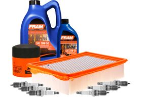 Kit De Afinación Con Aceite 20W50 Mineral, Bujías Platino Y Filtros De Aceite Aire (10 Piezas)