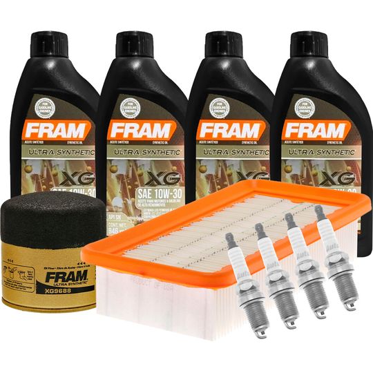 fram-autolite-kit-de-afinacion-con-aceite-10w30-sintetico-bujias-cobre-y-filtros-de-aceite-aire-10-piezas-kia-rio5-2006-2008-rio5-l4-1-6l-0