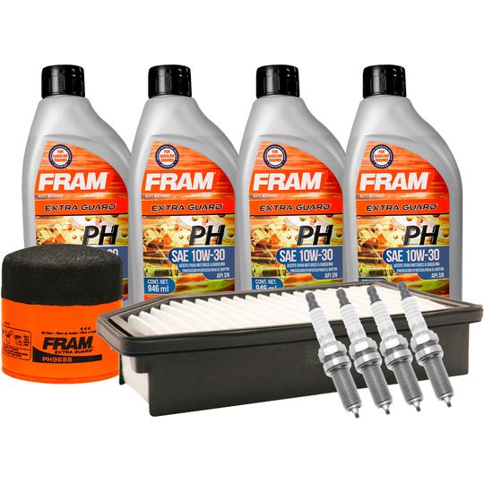 fram-autolite-kit-de-afinacion-con-aceite-10w30-mineral-bujias-iridio-y-filtros-de-aceite-aire-10-piezas-kia-rio-2012-2017-rio-l4-1-6l-0