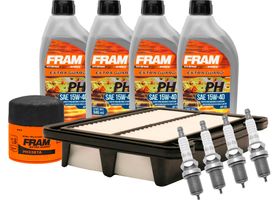 Kit De Afinación Con Aceite 15W40 Mineral, Bujías Iridio Y Filtros De Aceite Aire (10 Piezas)