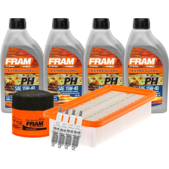 fram-autolite-kit-de-afinacion-con-aceite-15w40-mineral-bujias-cobre-y-filtros-de-aceite-aire-10-piezas-kia-rio-2006-2008-rio-l4-1-6l-0