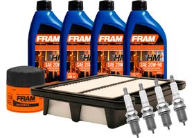 Kit De Afinación Con Aceite 20W50 Mineral, Bujías Iridio Y Filtros De Aceite Aire (10 Piezas)
