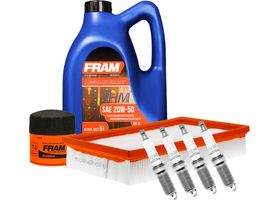 Kit De Afinación Con Aceite 20W50 Mineral, Bujías Iridio Y Filtros De Aceite Aire (7 Piezas)