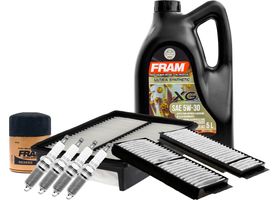 Kit De Afinación Con Aceite 5W30 Sintético, Bujías Iridio Y Filtros De Aceite Aire Cabina (8 Piezas)