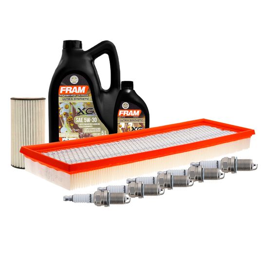 fram-autolite-kit-de-afinacion-con-aceite-5w30-sintetico-bujias-cobre-y-filtros-de-aceite-aire-9-piezas-volkswagen-golf-2010-2014-golf-l5-2-5l-0
