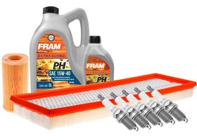Kit De Afinación Con Aceite 15W40 Mineral, Bujías Iridio Y Filtros De Aceite Aire (9 Piezas)