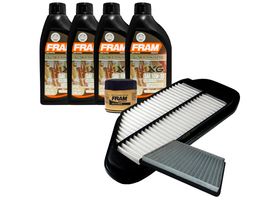 Kit De Aceite Sintético 10W30, Filtro De Aire, Filtro Para Aceite Sintético Y Filtro De Cabina (7 Piezas)