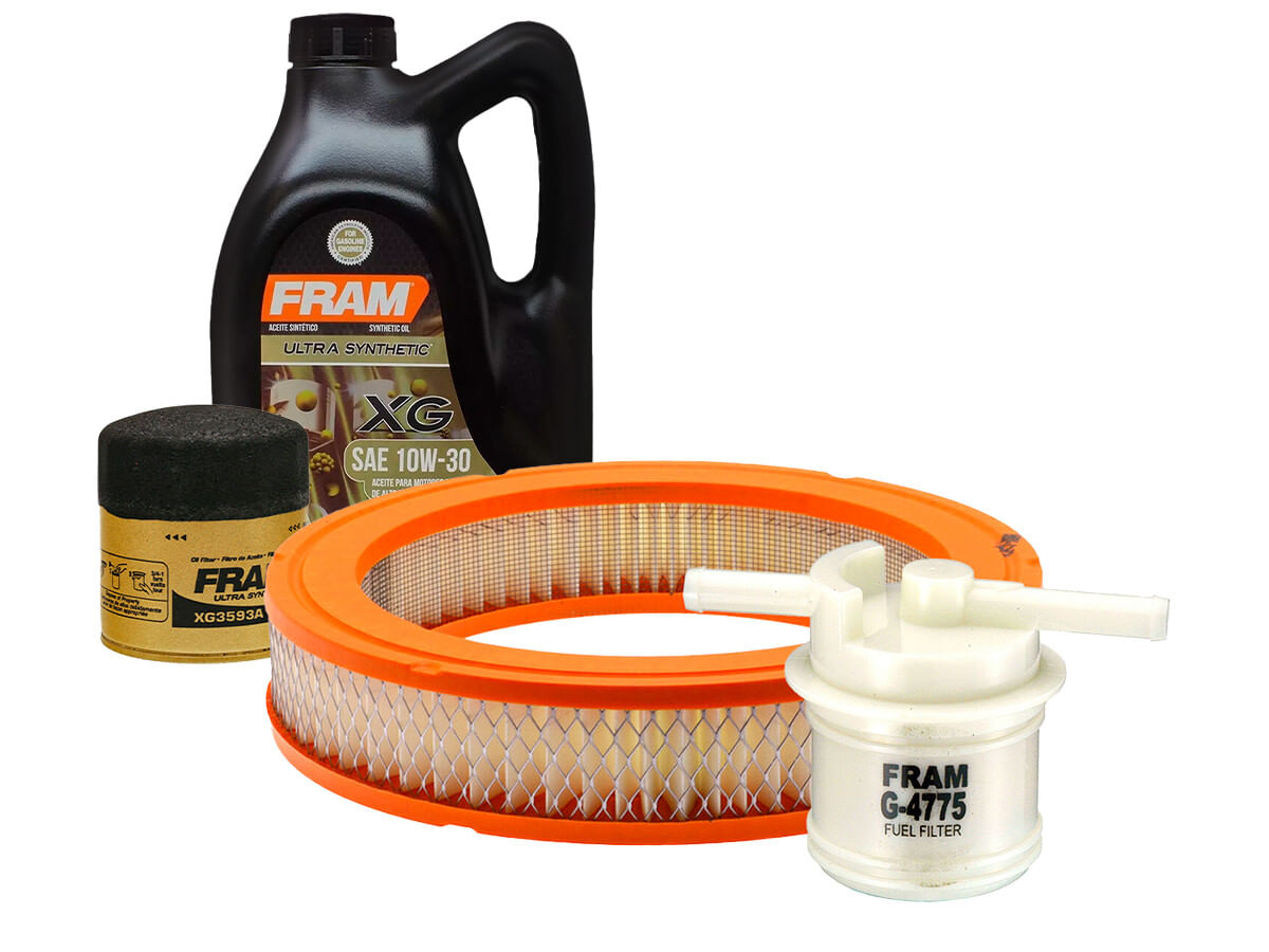 Kit De Aceite Sintético 10W30, Filtro De Aire, Filtro Para Aceite Sintético Y Filtro De Combustible (4 Piezas)