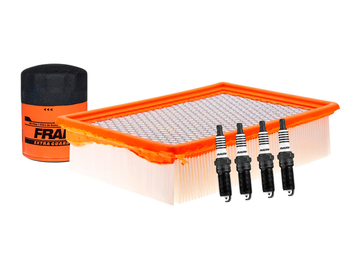 Kit De Bujías Platino, Filtro De Aire Y Filtro De Aceite (6 Piezas)
