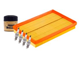 Kit De Bujías Platino, Filtro De Aire Y Filtro Para Aceite Sintético (6 Piezas)