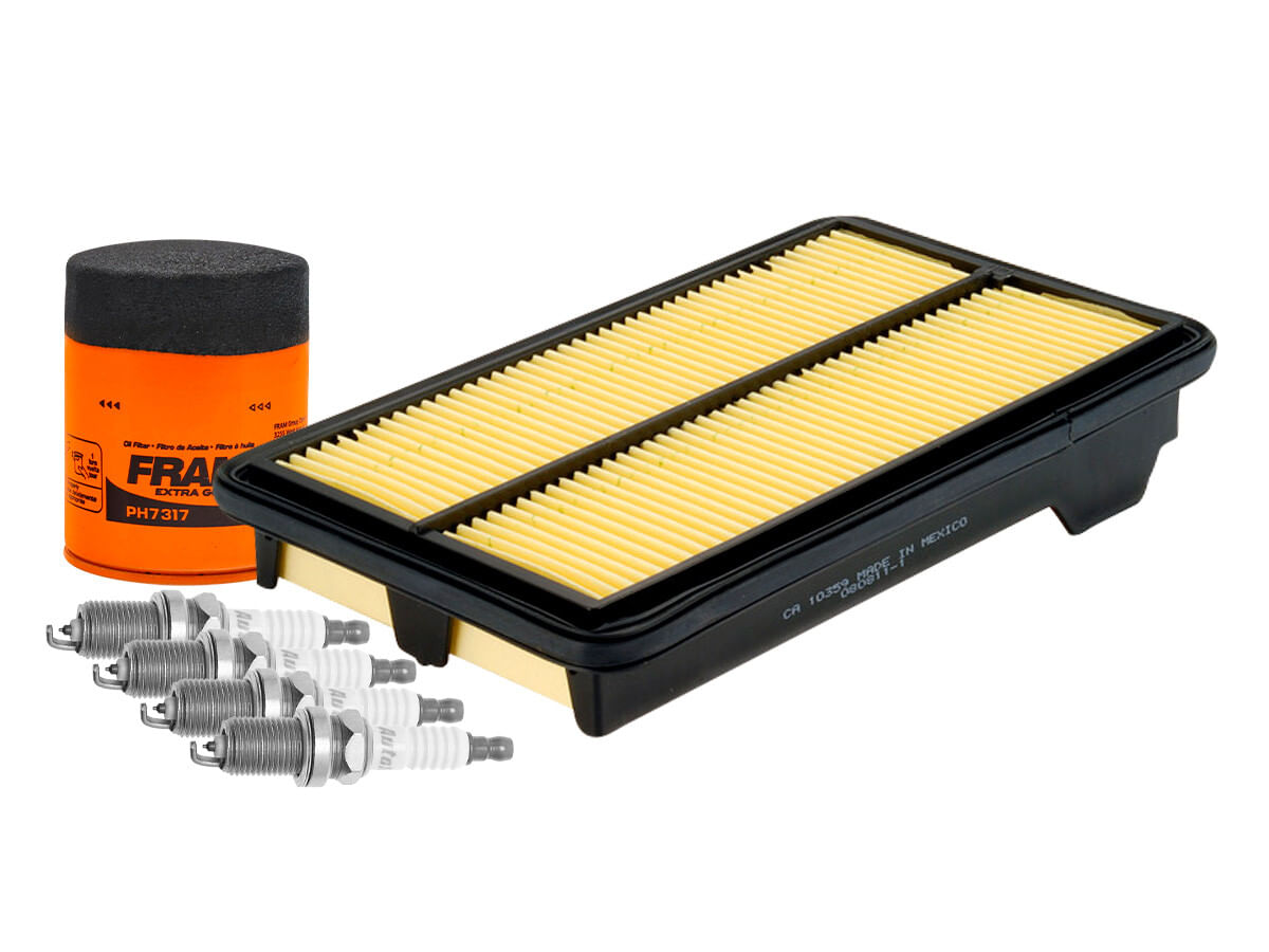 Kit De Bujías Iridio, Filtro De Aire Y Filtro De Aceite (6 Piezas)