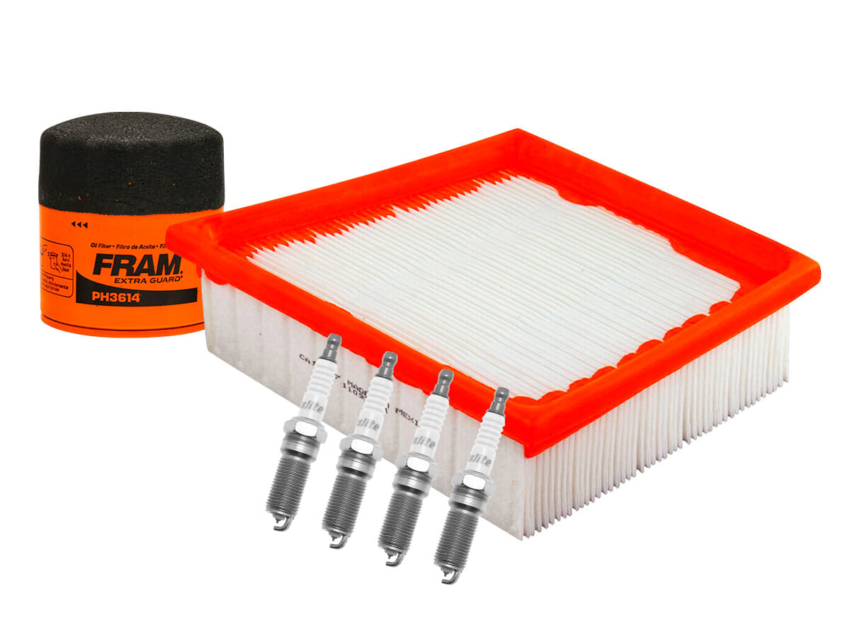 Kit De Bujías Iridio, Filtro De Aire Y Filtro De Aceite (6 Piezas)
