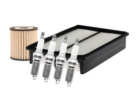 Kit De Bujías Iridio, Filtro De Aire Y Filtro Para Aceite Sintético (6 Piezas)