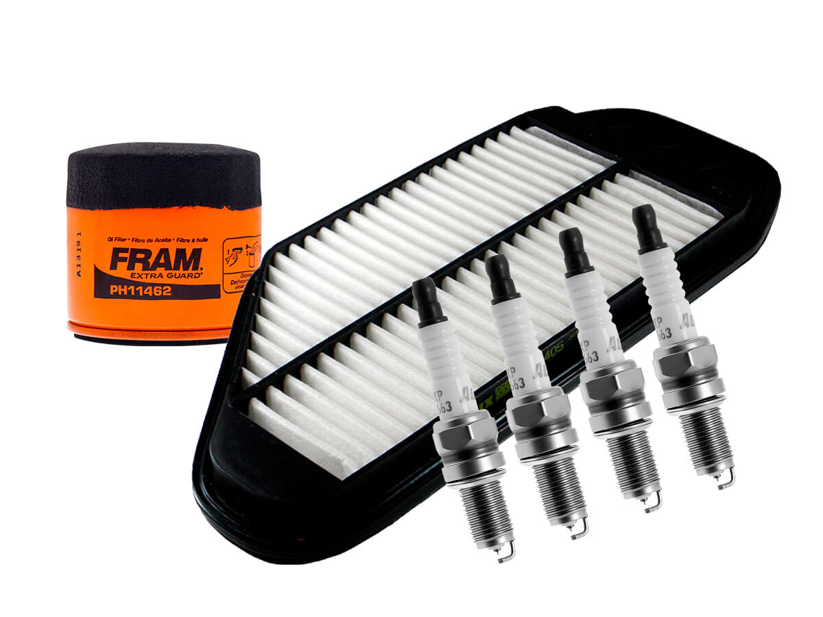 Kit De Bujías Iridio, Filtro De Aire Y Filtro De Aceite (6 Piezas)