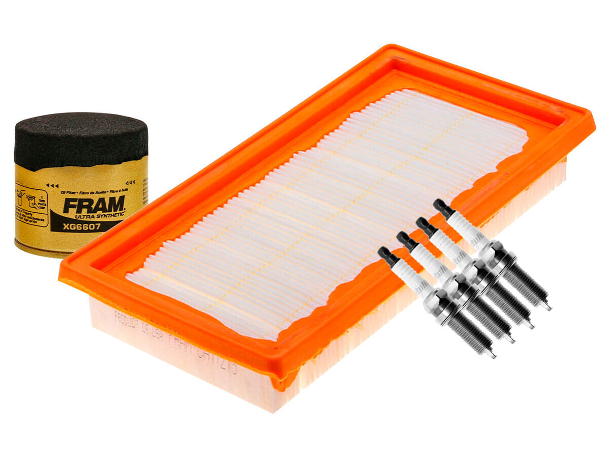 Kit De Bujías Iridio, Filtro De Aire Y Filtro Para Aceite Sintético (6 Piezas)
